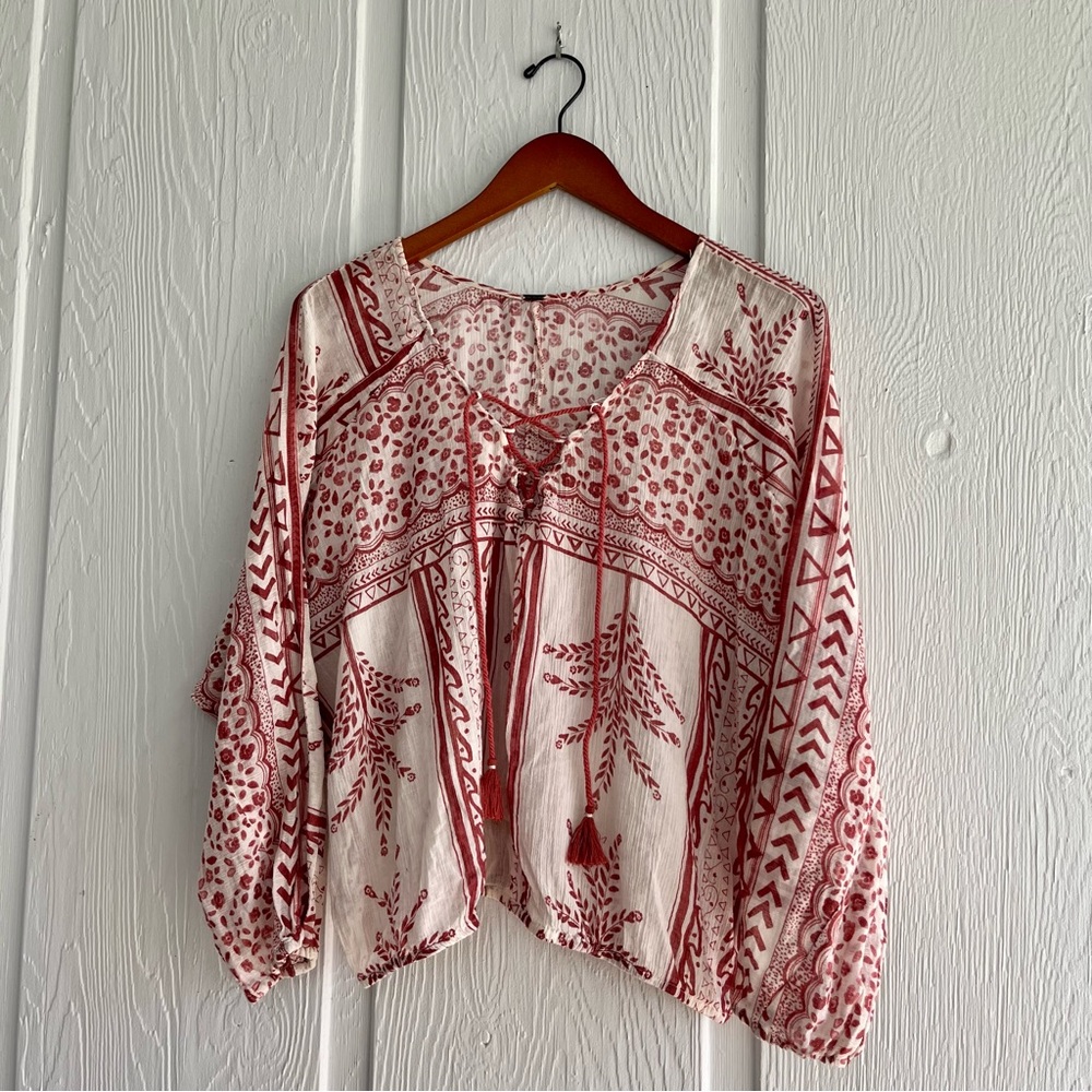 Free People Peasant Blouse